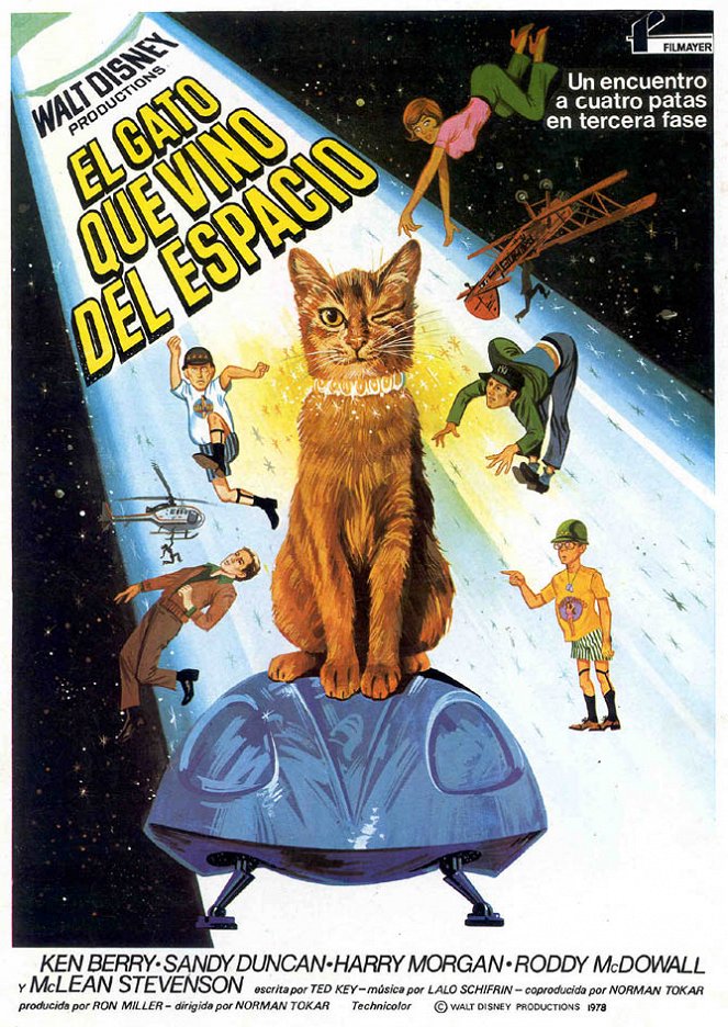 El gato que vino del espacio - Carteles