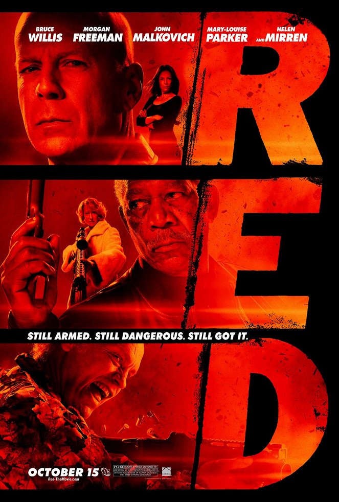 RED: Vo výslužbe a extrémne nebezpeční - Plagáty