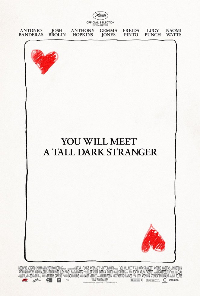You Will Meet a Tall Dark Stranger - Posters
