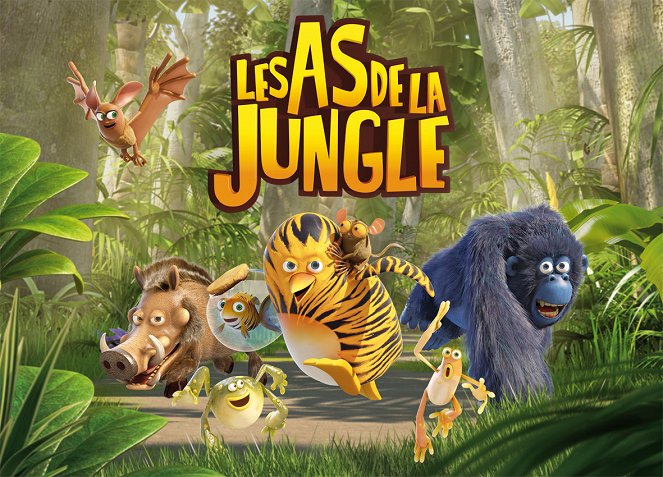 Les As de la Jungle En Direct - Plakátok
