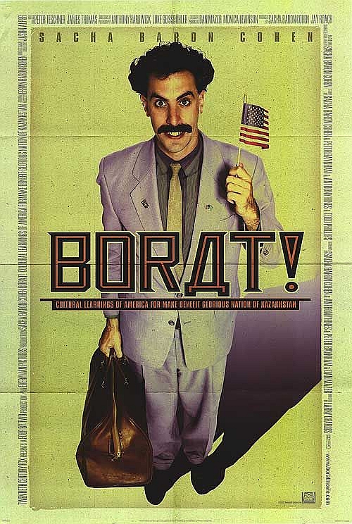 Borat, leçons culturelles sur l'Amérique au profit glorieuse nation Kazakhstan - Affiches