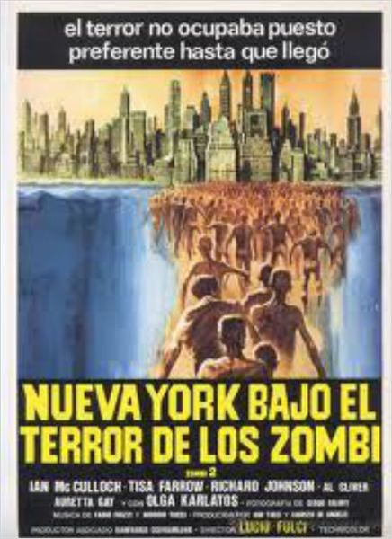 Nueva York bajo el terror de los zombis - Carteles