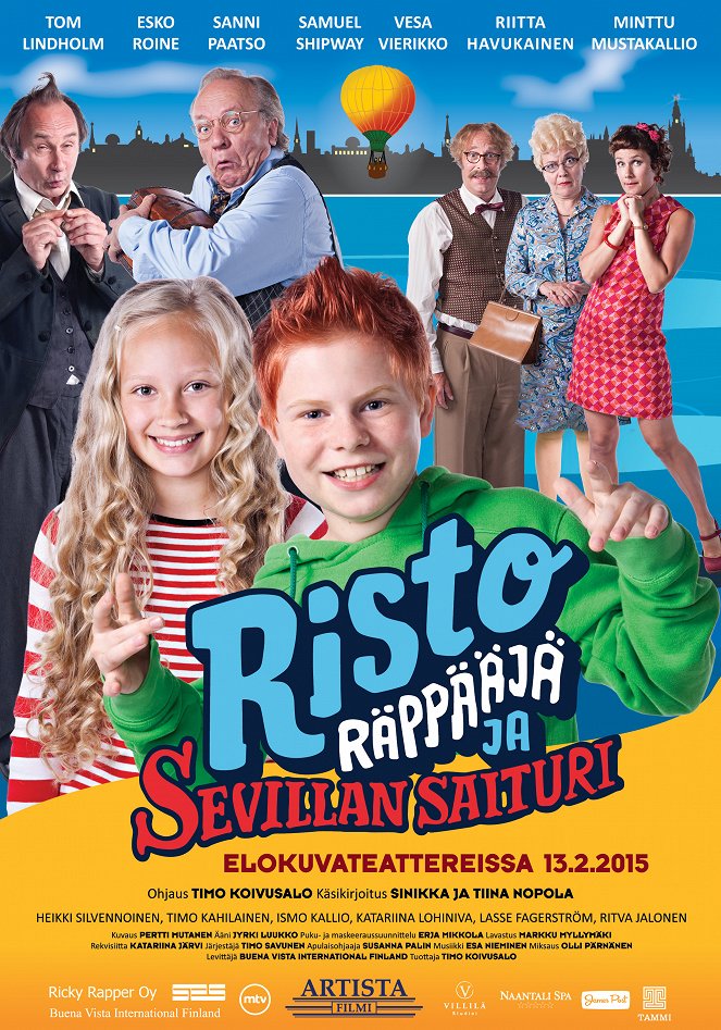 Risto Räppääjä ja Sevillan saituri - Plakátok