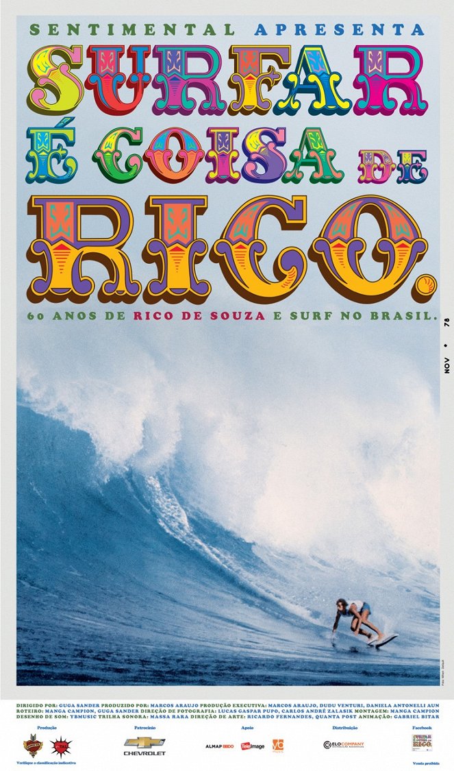 Surfar é coisa de Rico - Julisteet