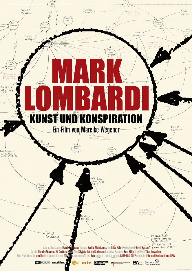 Mark Lombardi - Kunst und Konspiration - Affiches