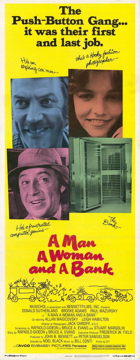 A Man, a Woman and a Bank - Posters