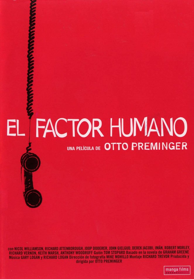 El factor humano - Carteles