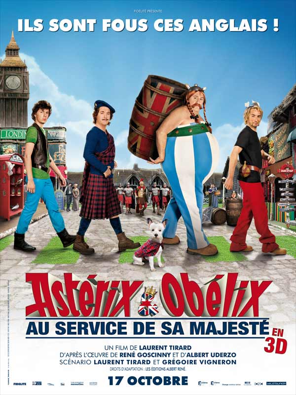 Asterix & Obelix - Isten óvja Britanniát - Plakátok