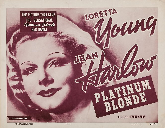 Platinová blondýnka - Plagáty