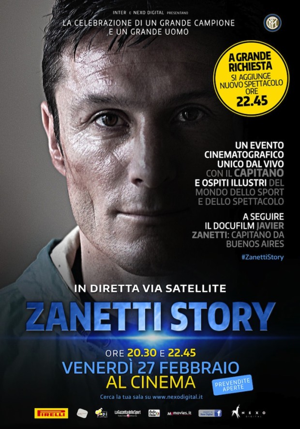 Javier Zanetti capitano da Buenos Aires - Carteles