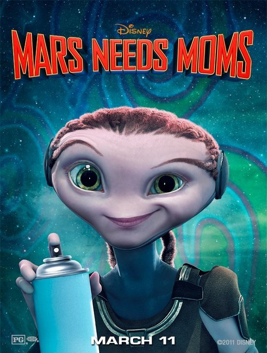 Marte necesita mamás - Carteles