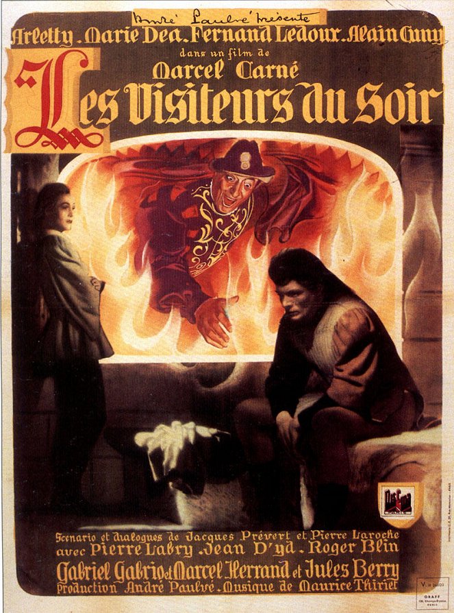 Les Visiteurs du soir - Affiches