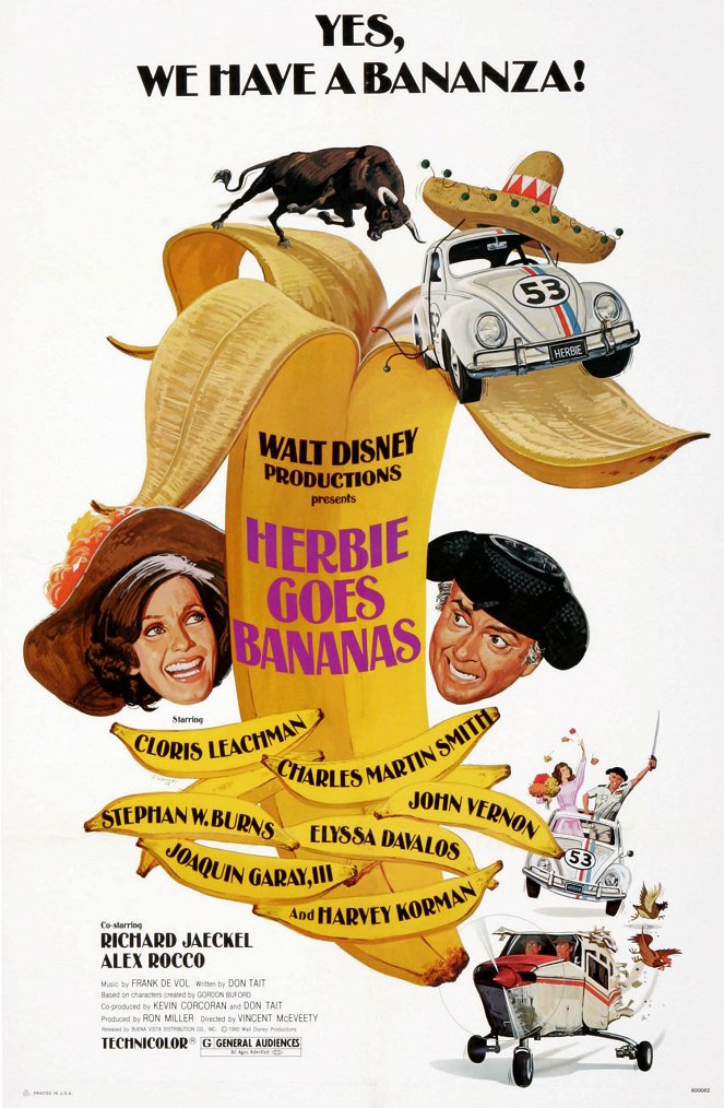 Herbie Goes Bananas - Posters