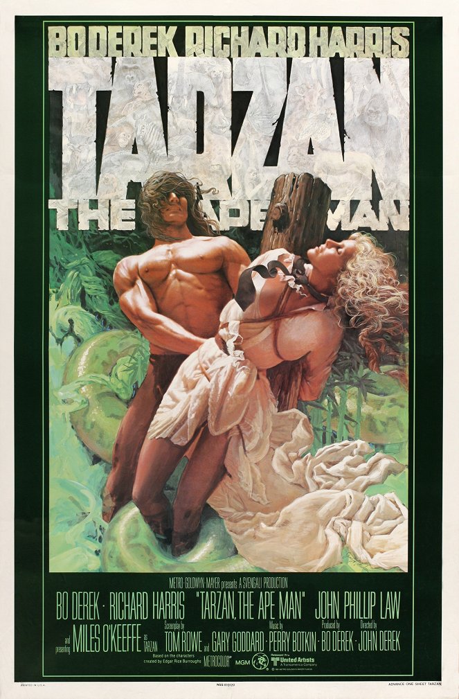 Tarzan, opičí muž - Plakáty