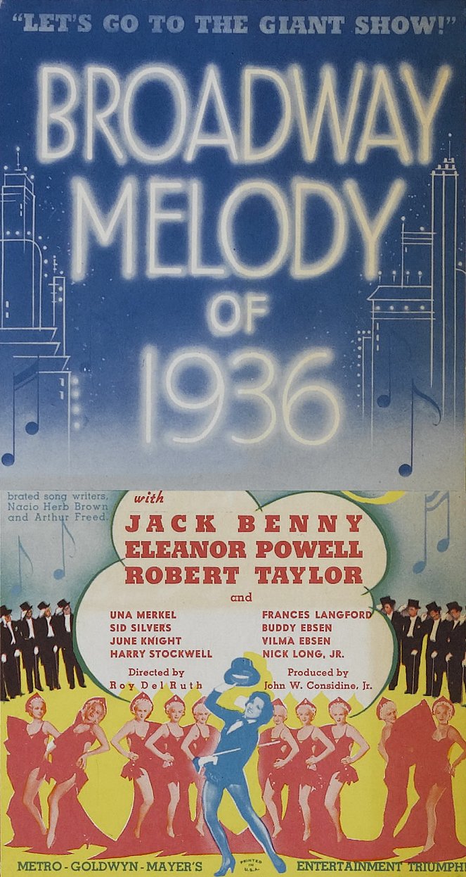 La melodía de Broadway 1936 - Carteles