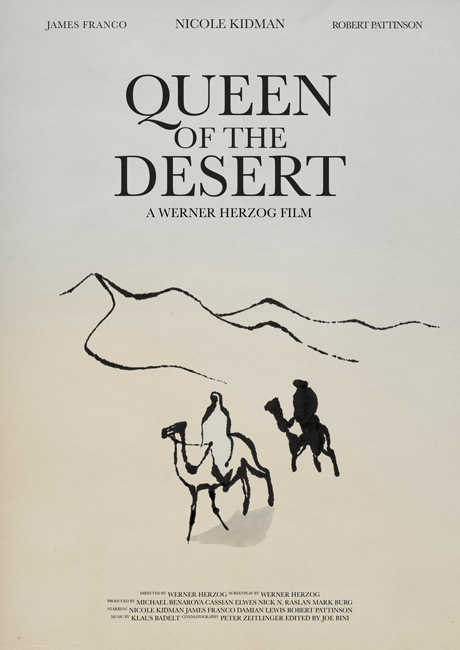 La reina del desierto - Carteles