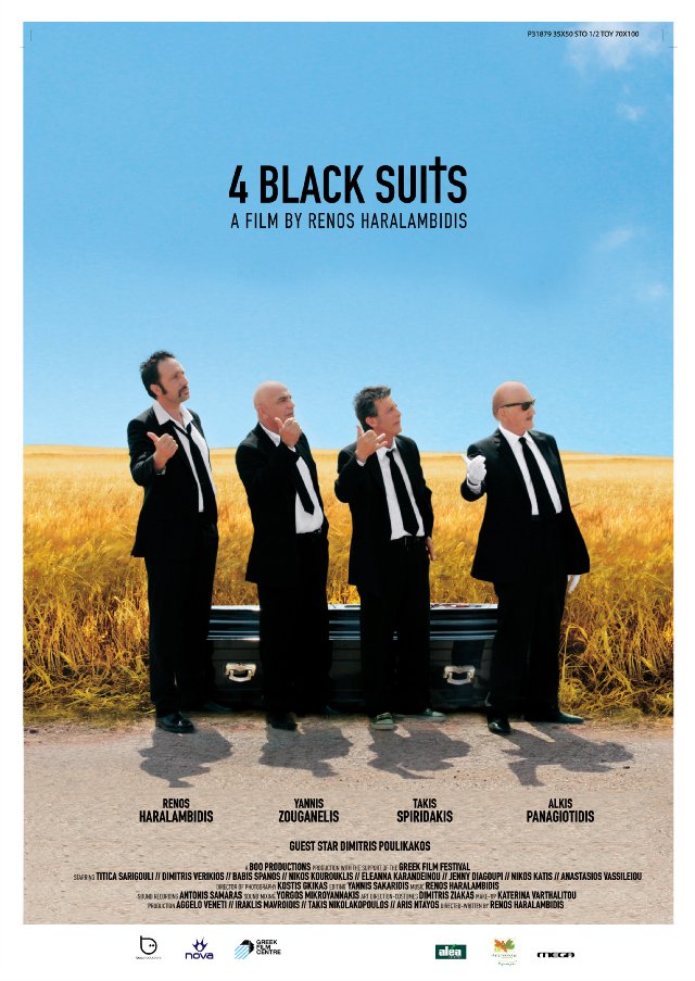 4 černé obleky - Plagáty