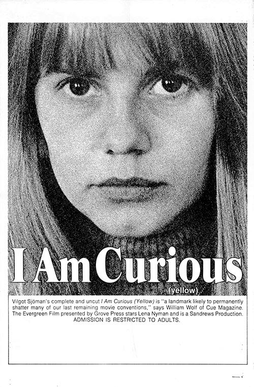 I Am Curious (Yellow) - Posters