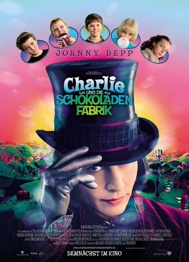 Charlie und die Schokoladenfabrik - Plakate