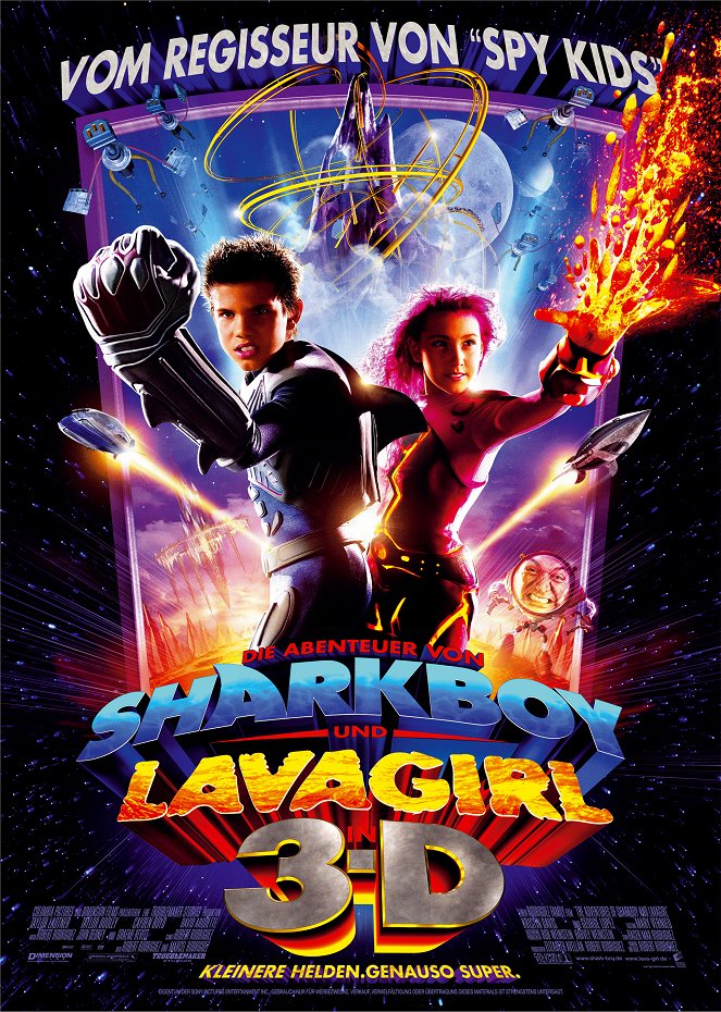 Die Abenteuer von Sharkboy und Lavagirl - Plakate