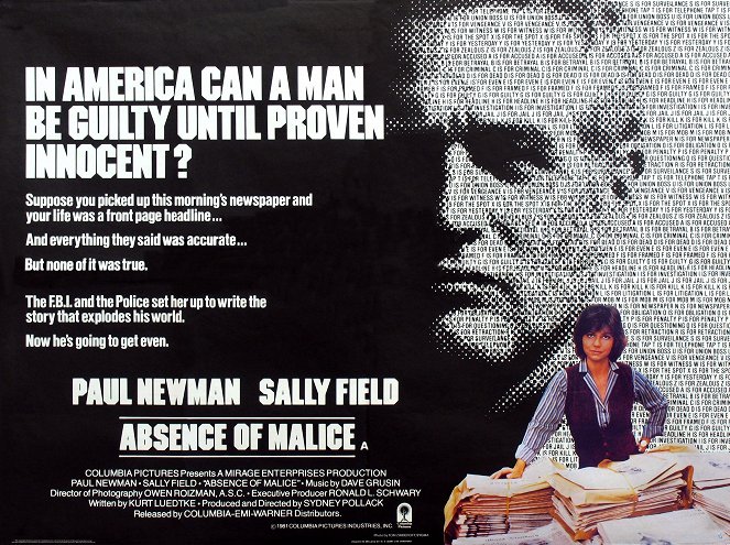 Absence of Malice - Posters