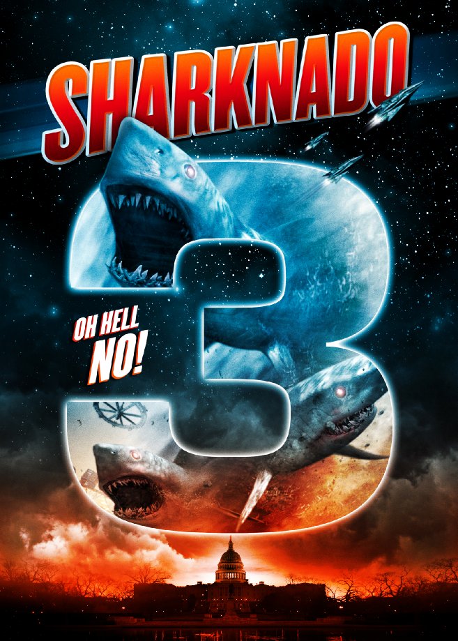 Sharknado 3: Oh, Não! - Cartazes