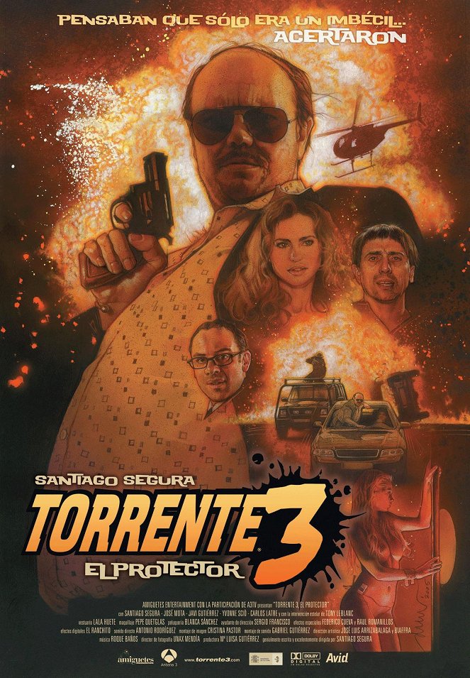 Torrente 3: El protector - Posters