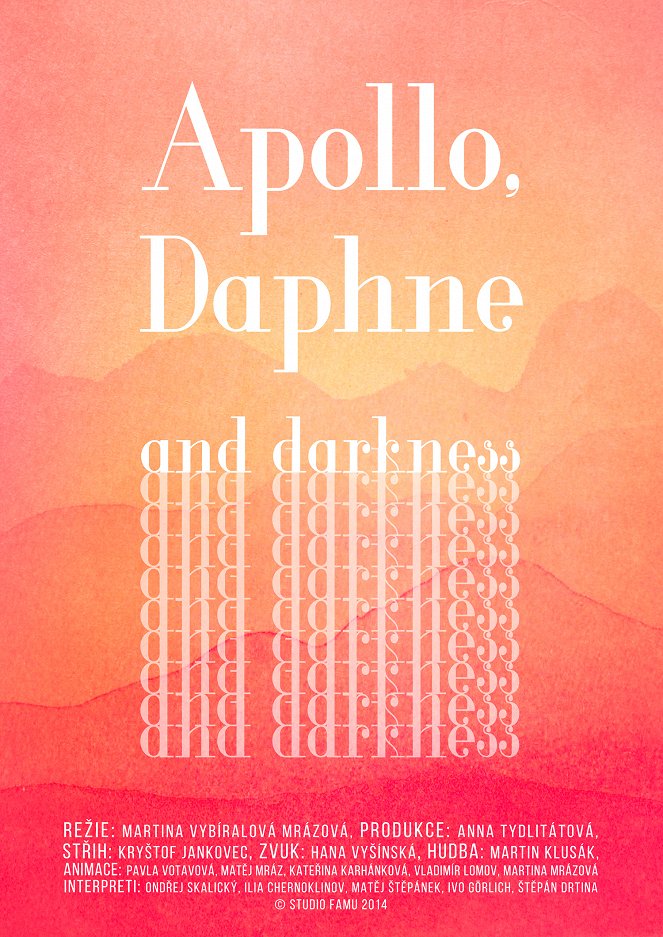 Apollon, Dafné a tma - Plakáty