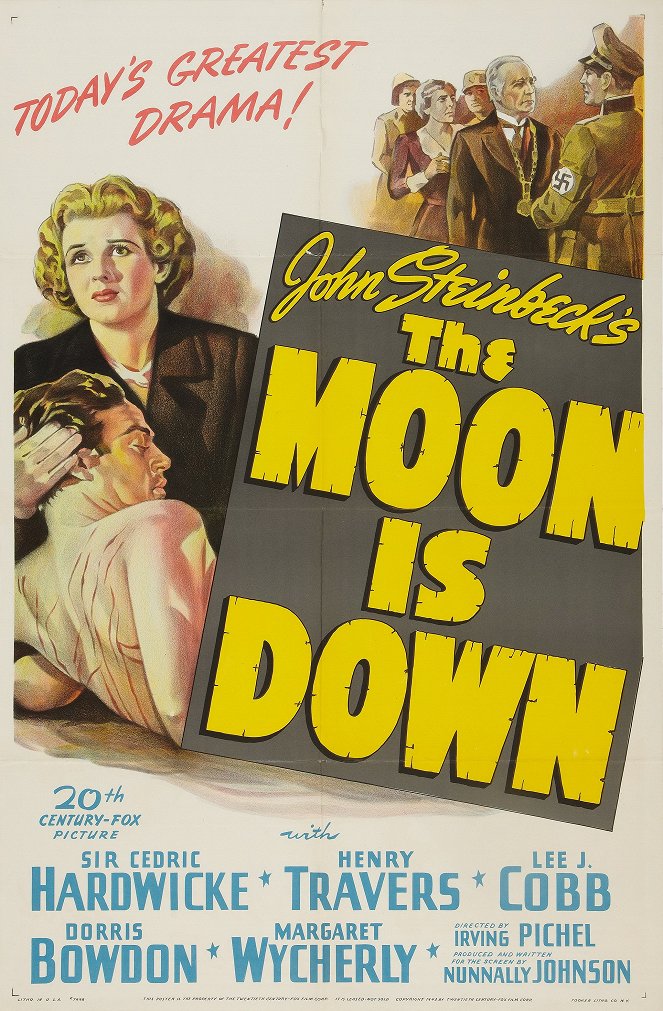 The Moon Is Down - Plakátok