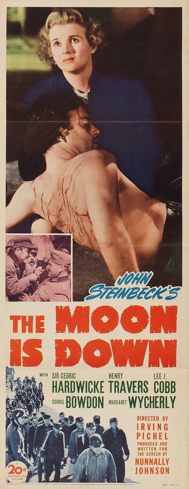 The Moon Is Down - Affiches