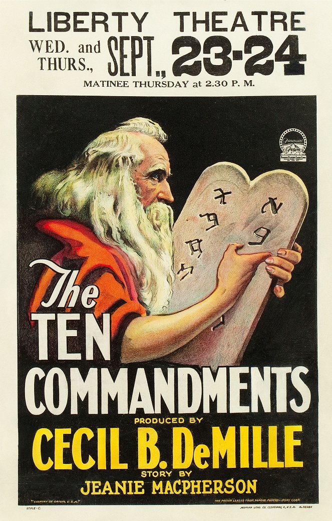 The Ten Commandments - Plakaty