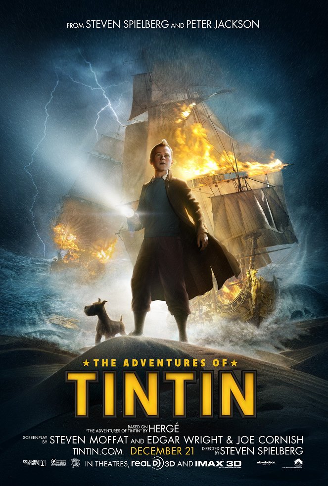 Las aventuras de Tintín: El secreto del Unicornio - Carteles
