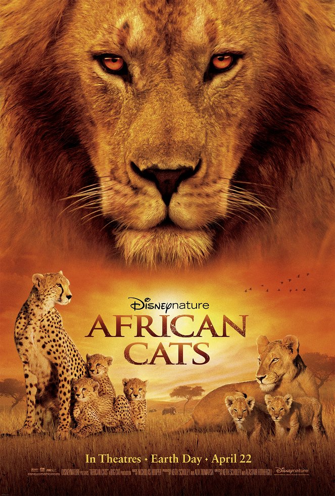 African Cats: Kingdom of Courage - Cartazes