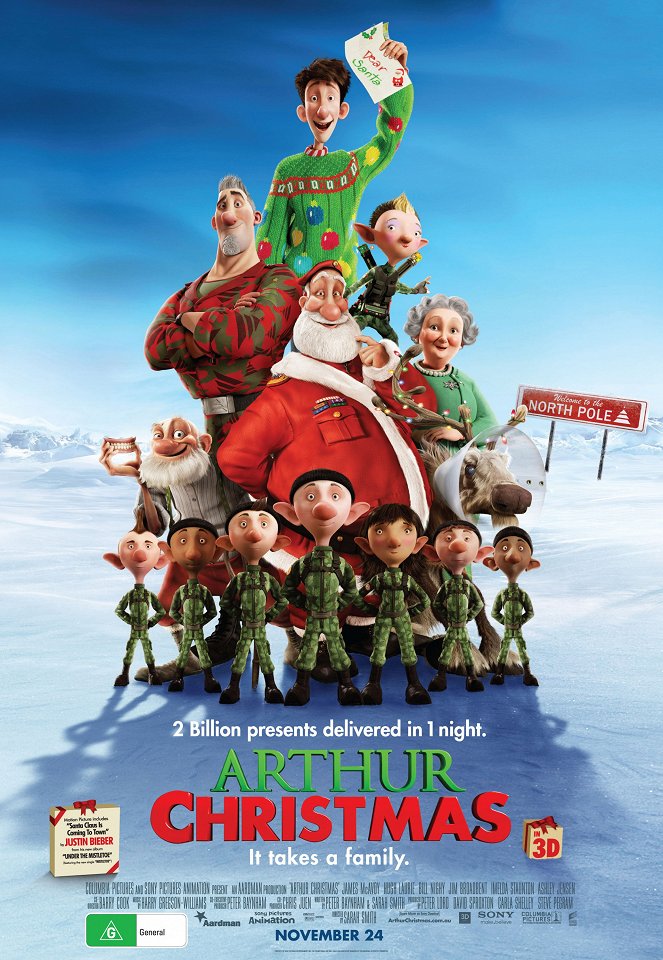 Arthur Christmas - Posters