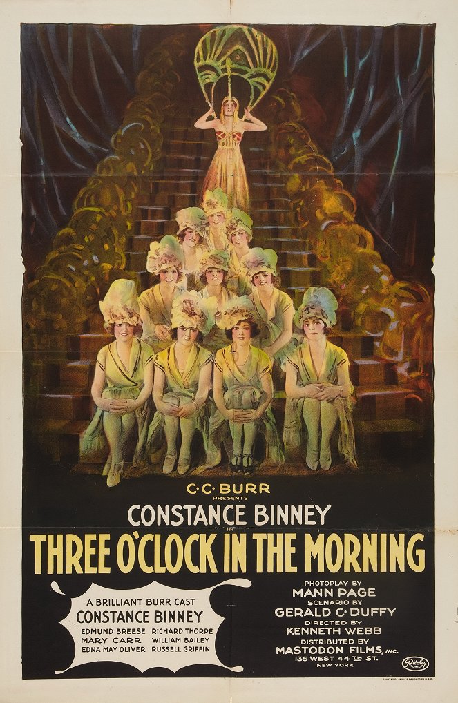 Three O'Clock in the Morning - Plakaty