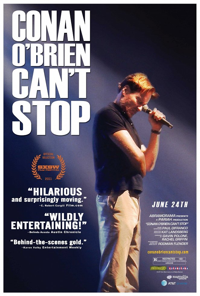 Conan O'Brien Can't Stop - Plakátok