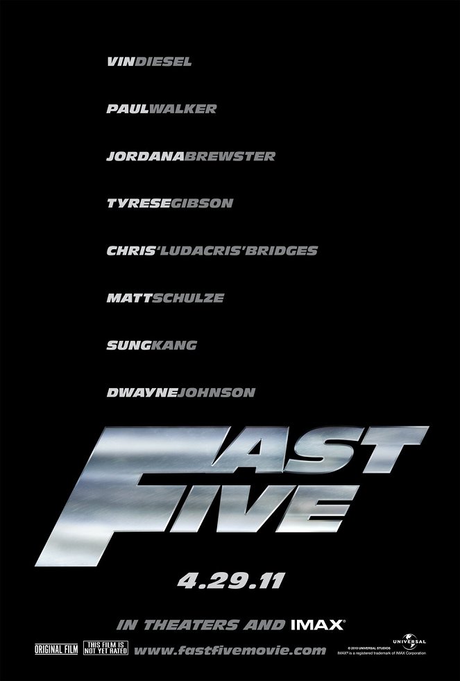 Fast & Furious 5 - Julisteet