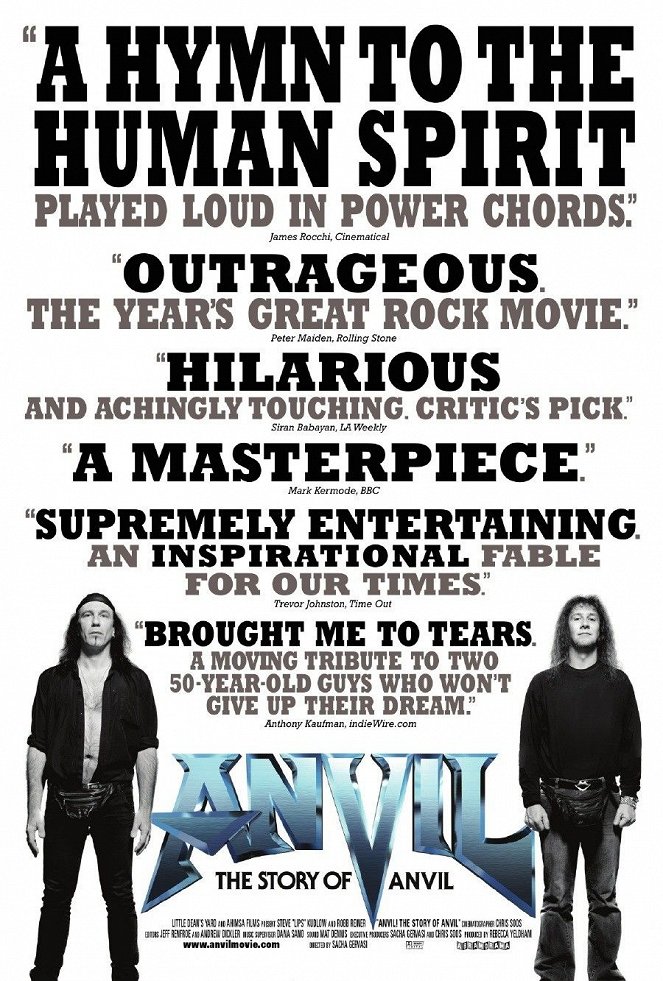 Anvil: El sueño de una banda de Rock - Carteles