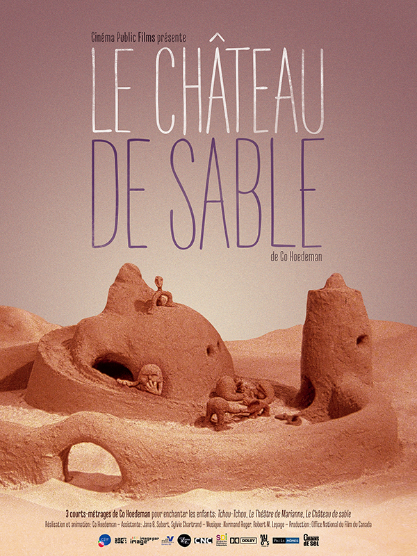 Le Château de sable - Affiches