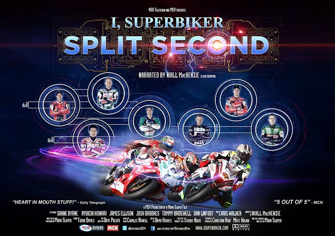 Já, superbiker 5: Zlomek sekundy - Plakáty