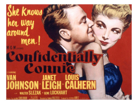 Confidentially Connie - Affiches