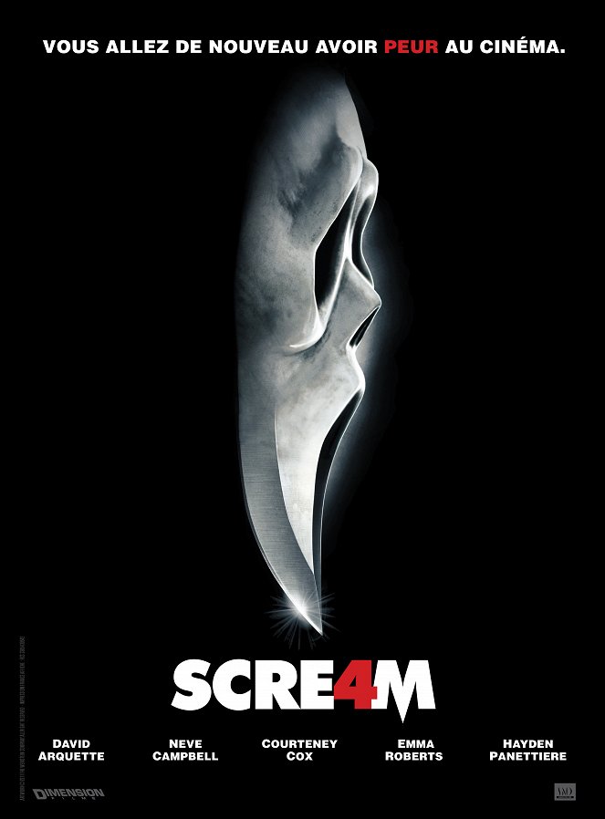 Scream 4 - Affiches