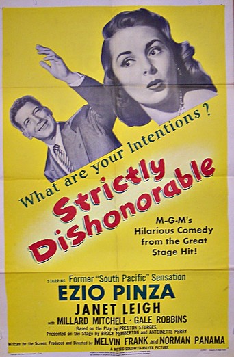 Strictly Dishonorable - Cartazes