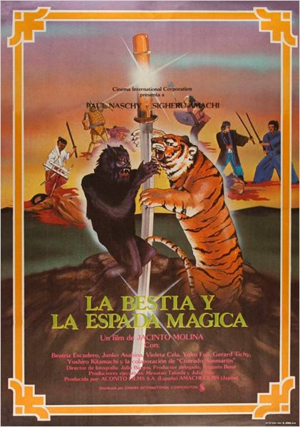 La bestia y la espada mágica - Affiches