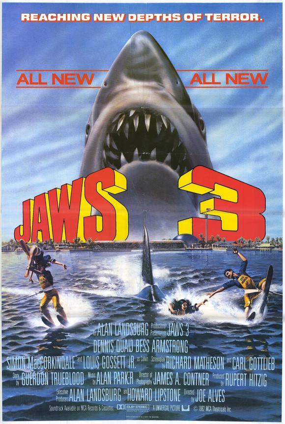 Jaws 3-D: El gran tiburón - Carteles