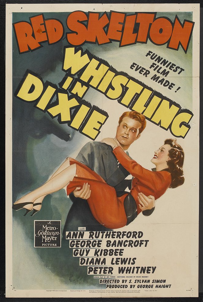 Whistling in Dixie - Posters