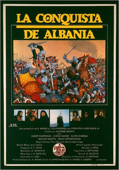 La conquista de Albania - Affiches