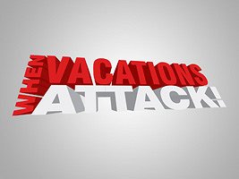 When Vacations Attack - Carteles