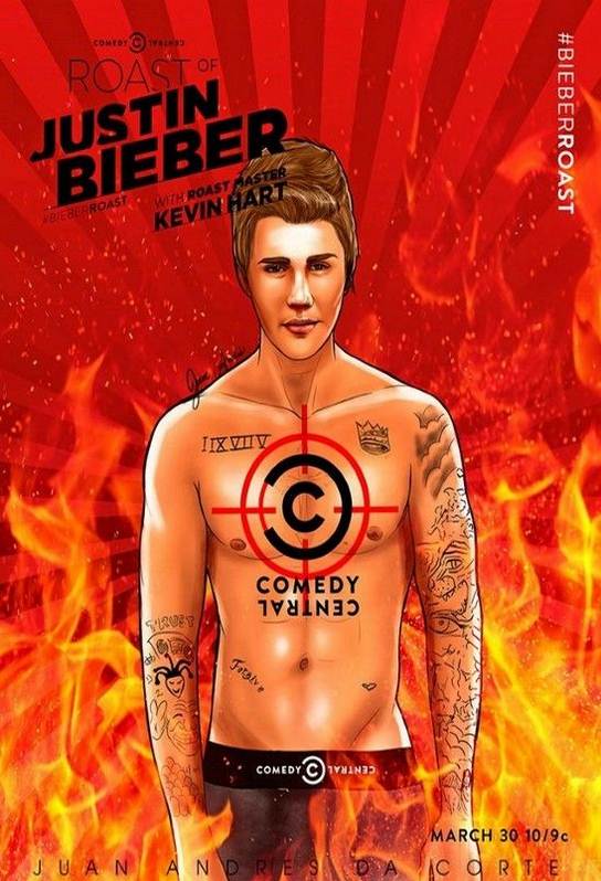 Comedy Central Roast of Justin Bieber - Affiches