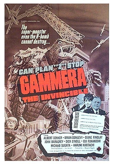 Gammera the Invincible - Plakate